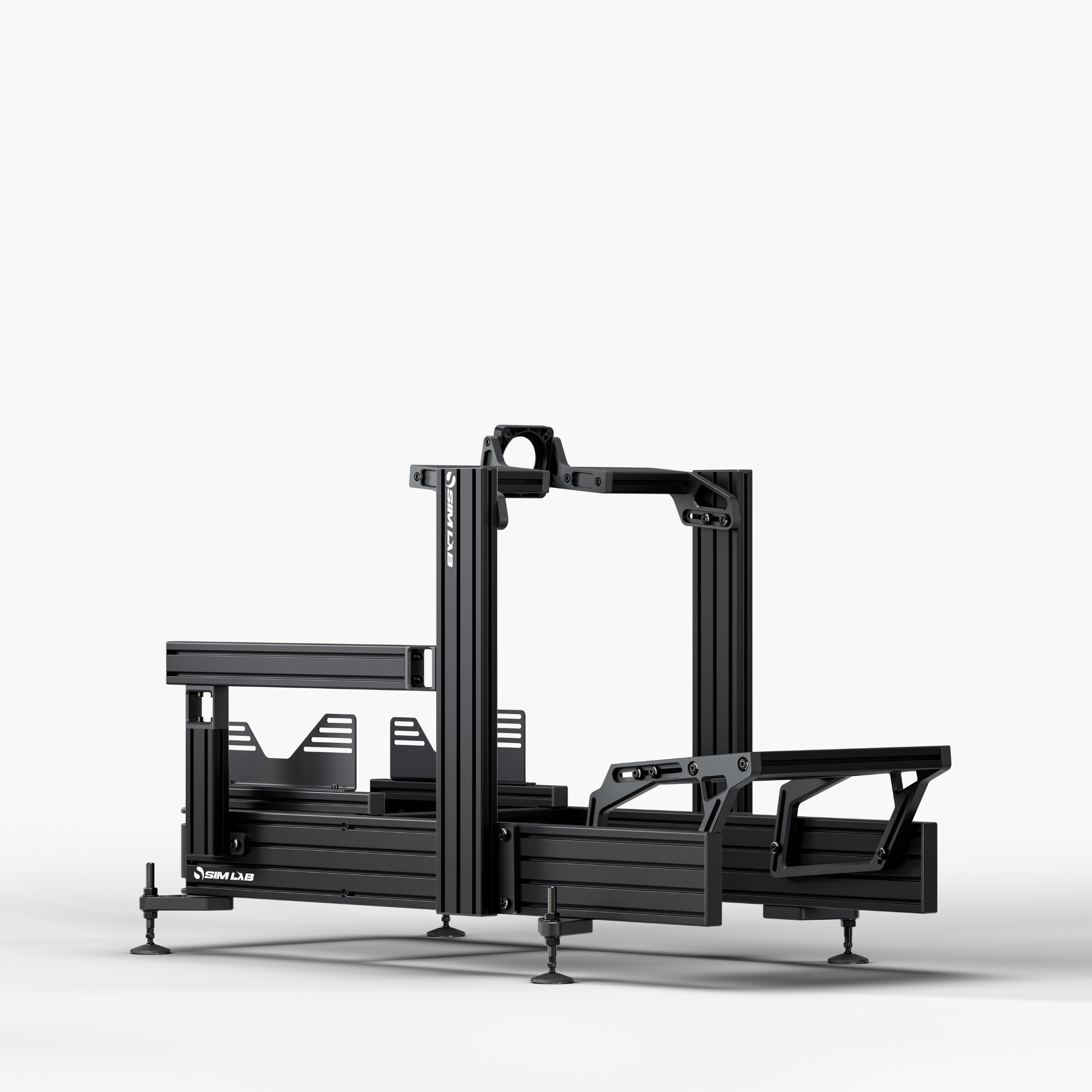 P1X Ultimate sim racing cockpit with front mount
