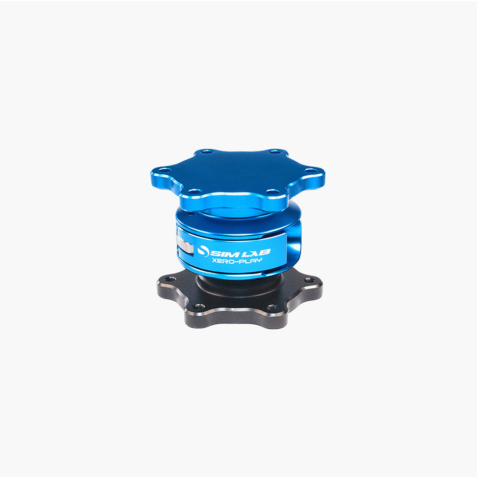 XERO-PLAY™ Steering Wheel QR with blue 70mm wheel-side adapter