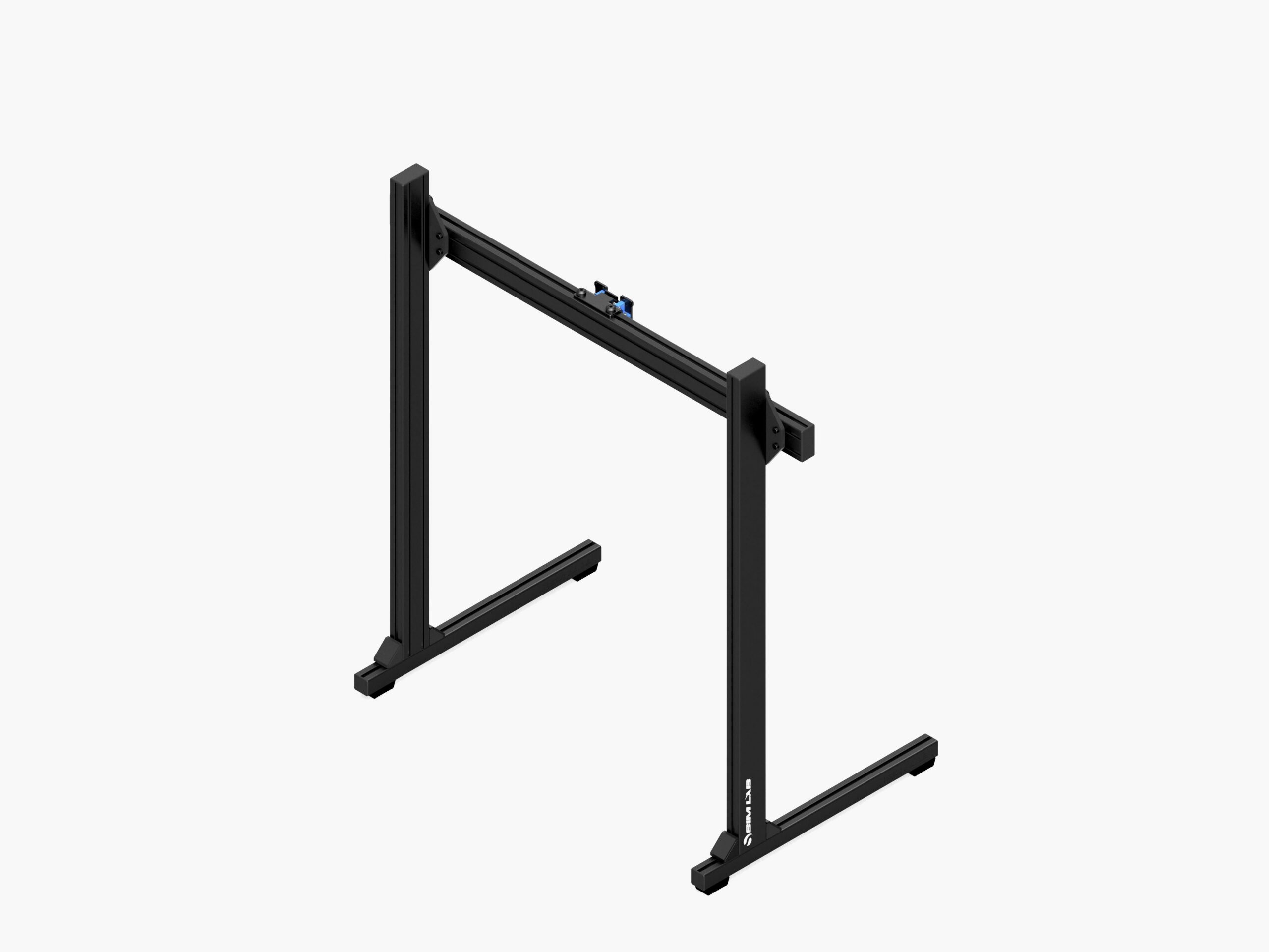 Single freestanding monitor mount with the Vario VESA system.