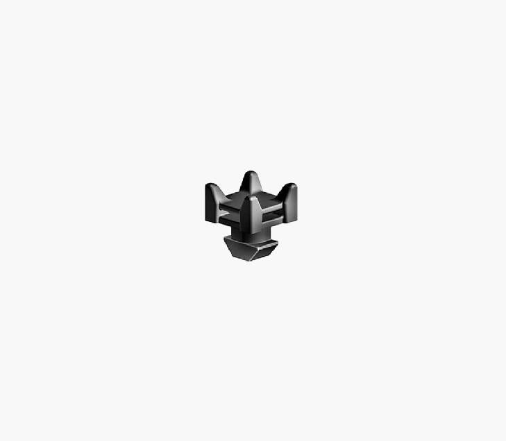 Cross cable clips for improved cable management.