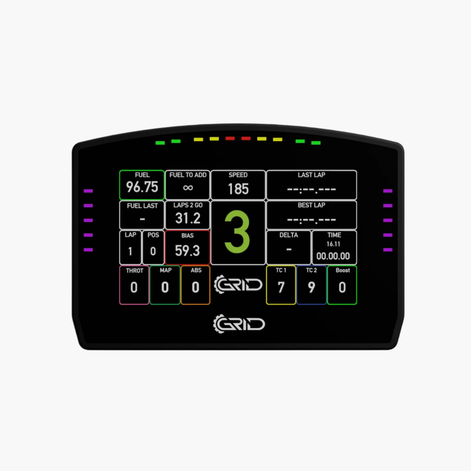 DDU5 display for simulators with built-in overlay.